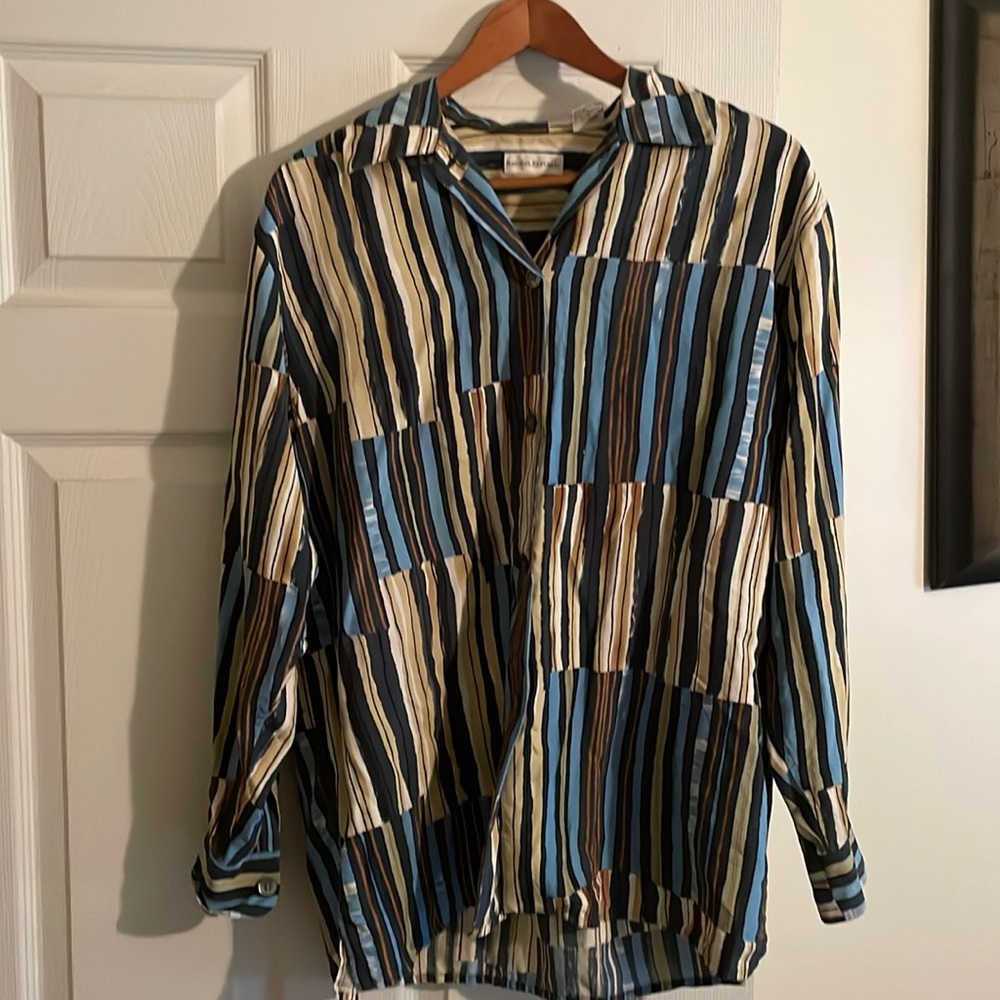 Vintage Banana Republic silk blouse